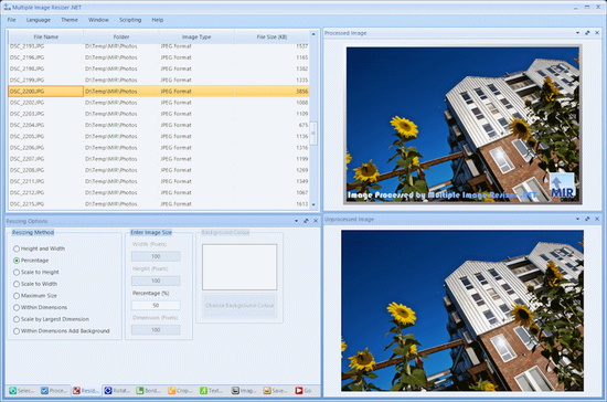 Multiple Image Resizer .NET