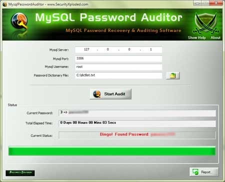 Mysql Password Auditor