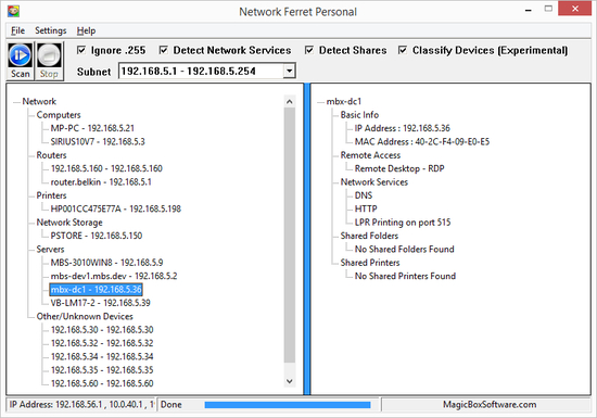 Network Ferret Personal