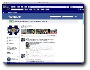 Notre Dame Firefox Browser Theme