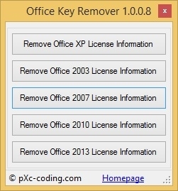 Office Key Remover