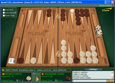 Online Backgammon