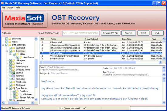 OST Recovery to PST