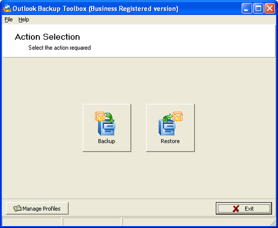 Outlook Backup Toolbox