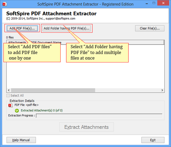 PDF Attachment Extract