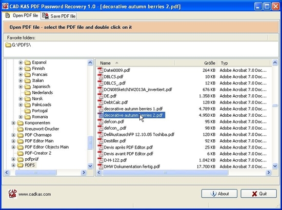 PDF Password Recovery