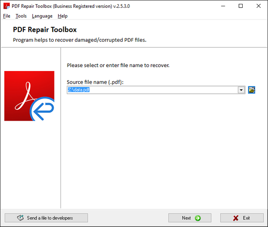PDF Repair Toolbox