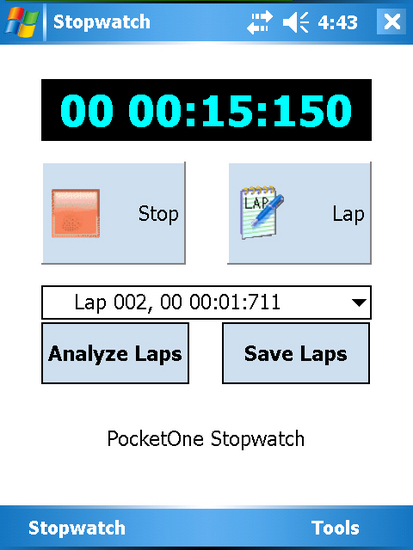 PocketOne StopWatch