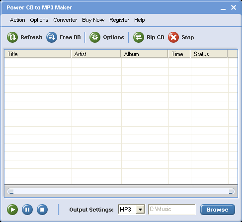 Power CD to MP3 Maker