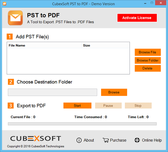 PST to PDF Converter