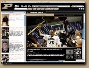 Purdue Internet Explorer Browser Theme