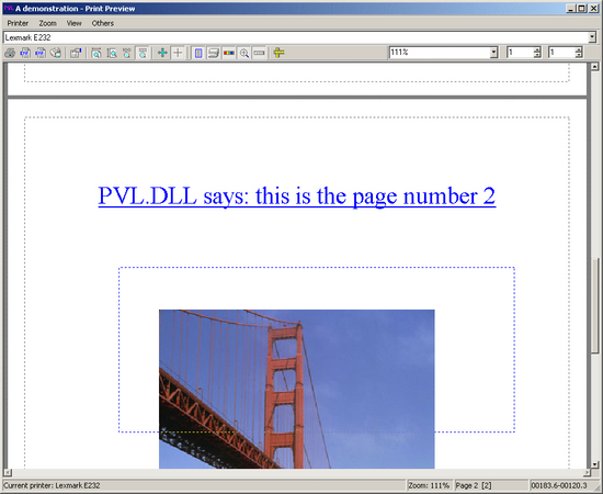 PVL - Print Preview Library