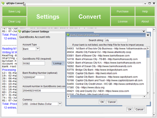 QIF2QBO Convert