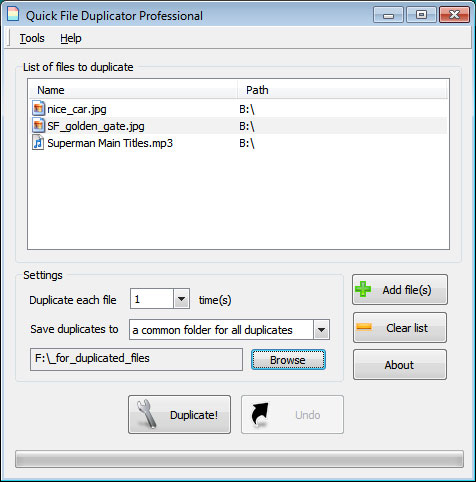 Quick File Duplicator Personal Edition