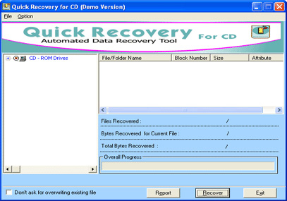 Quick Recovery for CD