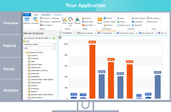 Ranet OLAP for WPF/Silverlight