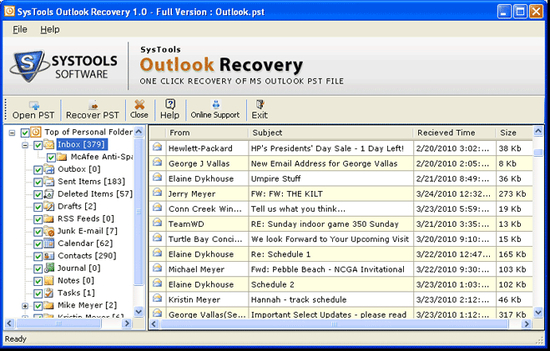 Recover Corrupt Outlook File