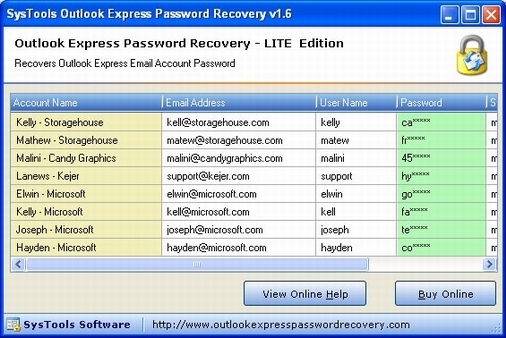 Recover Outlook Express Password