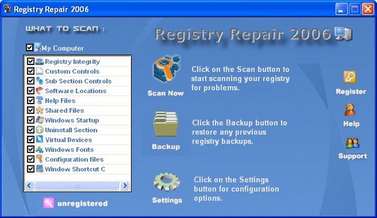Registry Repair 2006