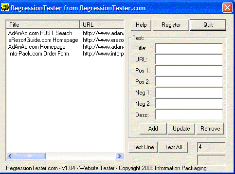 Regression Tester