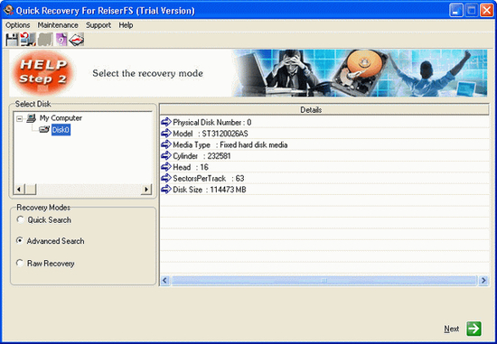 ReiserFS Data Recovery Software