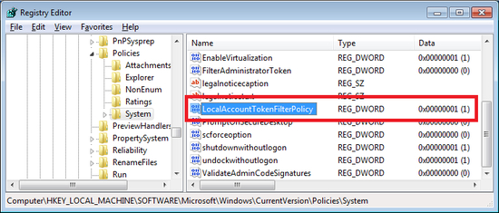 Remote UAC Fix