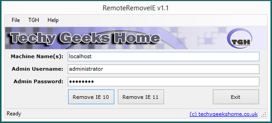 RemoteRemoveIE