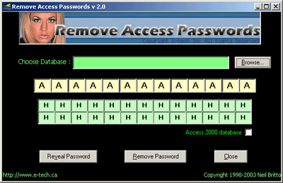 !Remove Access Passwords!