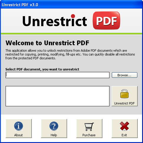 Remove Restrictions in PDF File