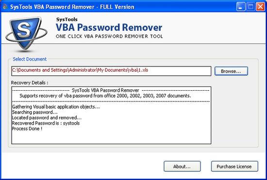 Remove VBA Protection