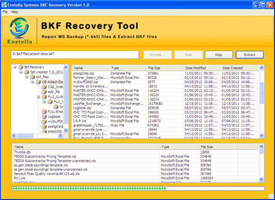 Repair BKF File