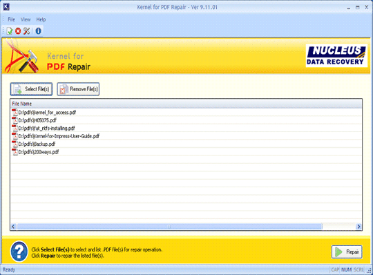 Repair PDF File