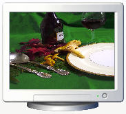 Restaurants and Gourmet Screen Saver