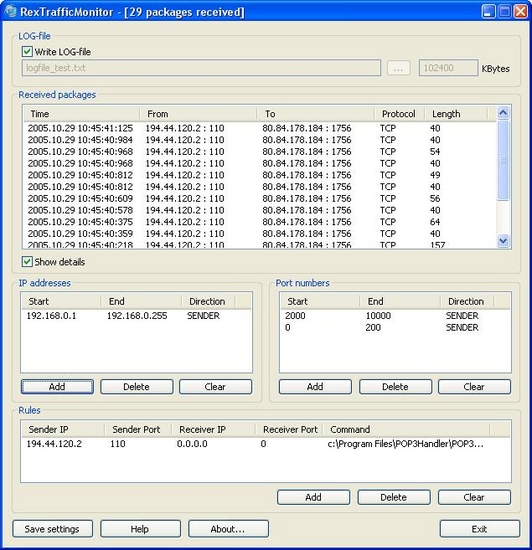 RexTrafficMonitor