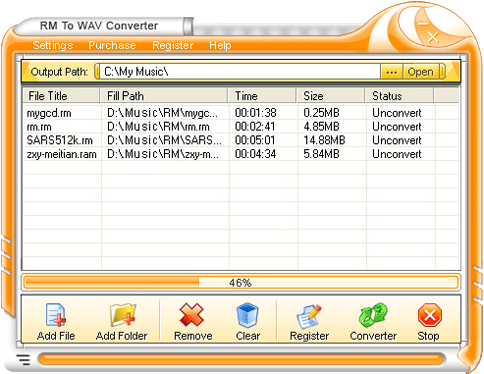 RM To WAV Converter