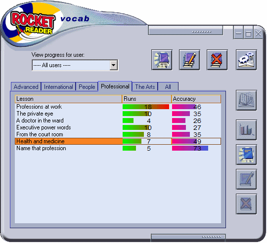 RocketReader Vocab British Edition