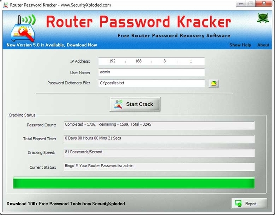 Router Password Kracker