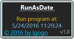 RunAsDate