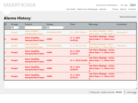 SAEAUT SCADA Web Client 1 CAL