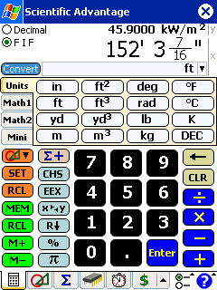 Scientific Advantage Calculator