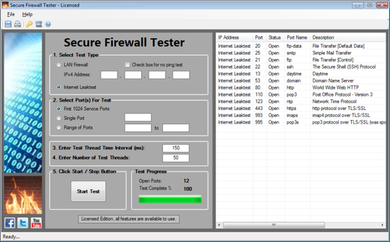 Secure Firewall Tester