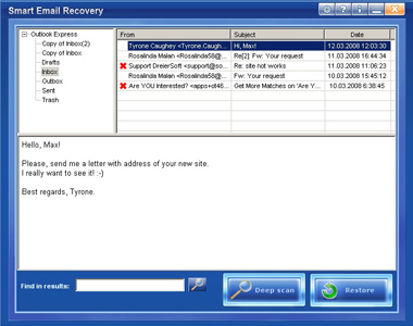 Smart Email Recovery