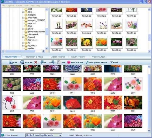 Socusoft 3GP Photo Slideshow