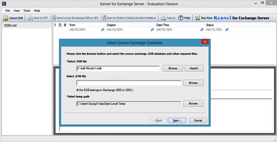 Solution for EDB File Errors