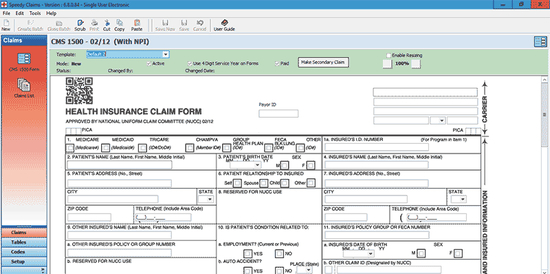 Speedy Claims CMS 1500