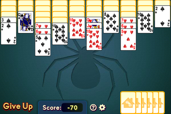 Spider Solitaire (2 suits)