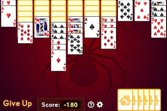 Spider Solitaire (4 suits)