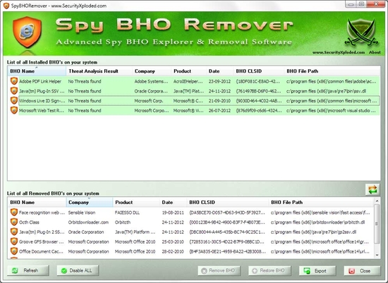 Spy BHO Remover