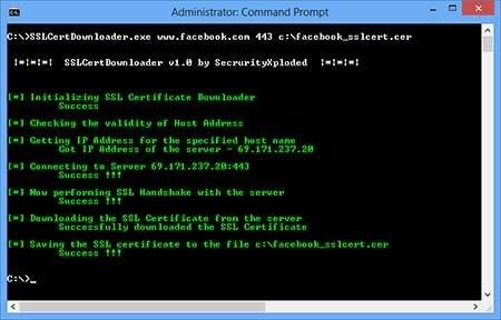 SSL Certificate Downloader