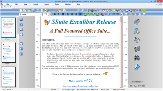 SSuite Office WordGraph